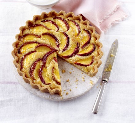 Peach & almond tart recipe 