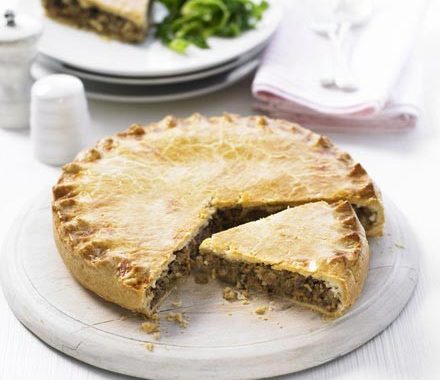 Spiced pork & potato pie recipe