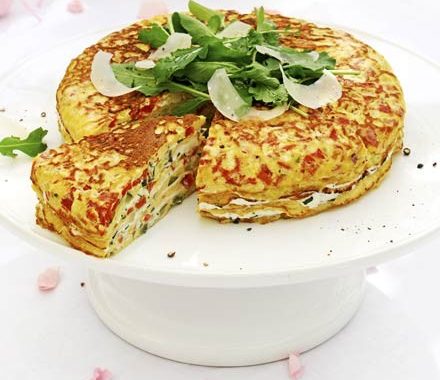 Provençal omelette cake recipe