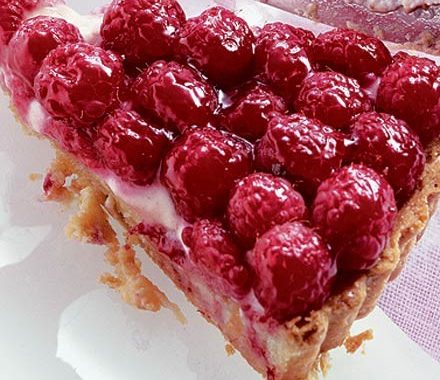Raspberry, lemon & frangipane tart recipe