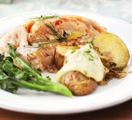 New potatoes 'Lyonnaise' recipe 