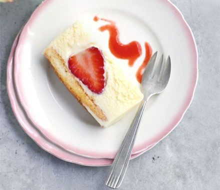 White chocolate & strawberry marquise recipe