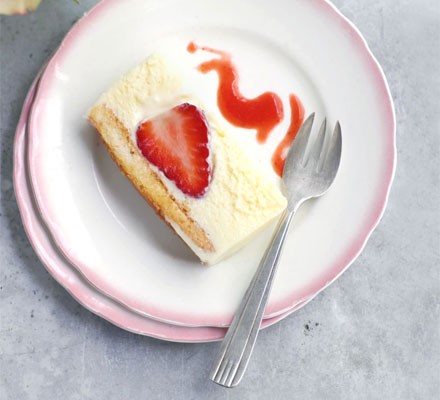 White chocolate & strawberry marquise recipe 