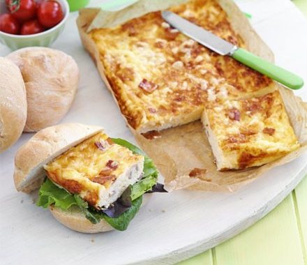 Quiche Lorraine frittata recipe