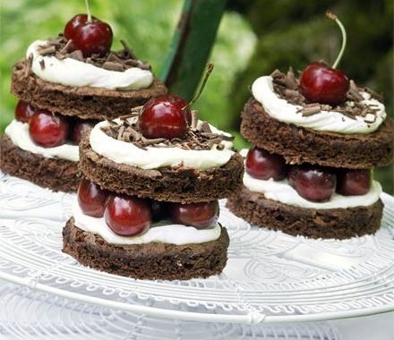 Little Black Forest cakes recipe