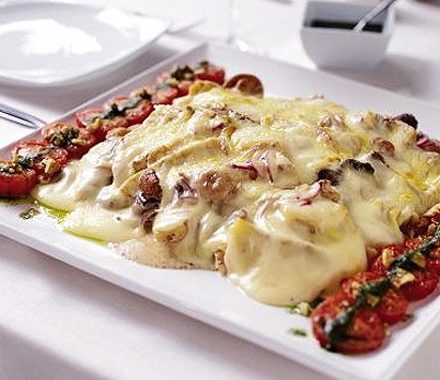 Potato & wild mushroom melt recipe
