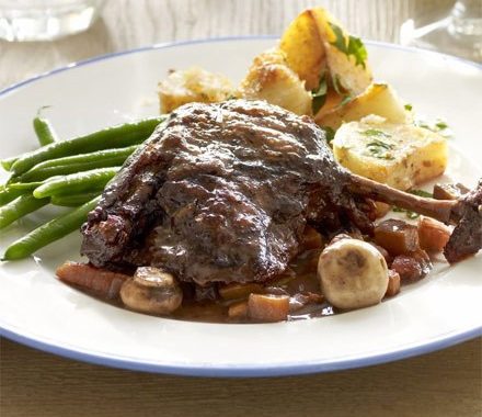 Duck au vin recipe
