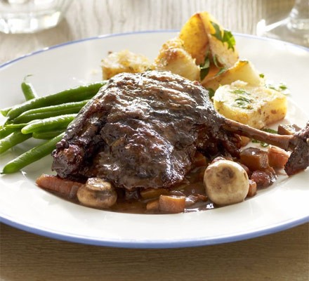 Duck au vin recipe 