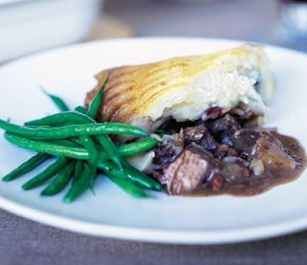 Beef bourguignon cottage pie recipe