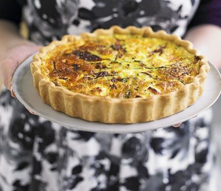 Courgette & goat's cheese tart recipe