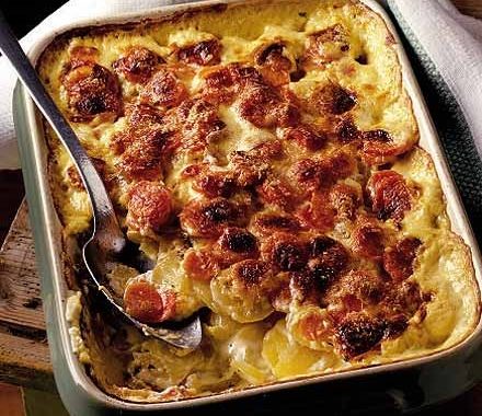 Gratin of carrots & root vegetables recipe