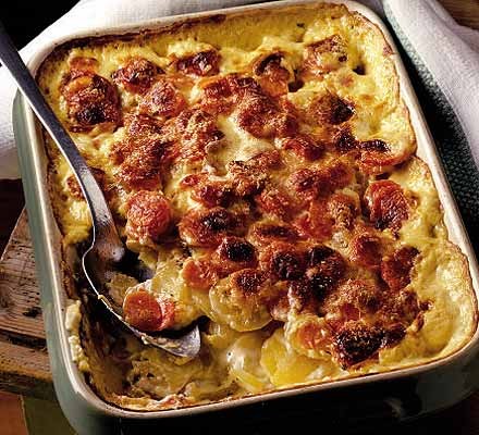 Gratin of carrots & root vegetables recipe 
