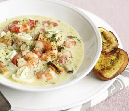 Creamy seafood stew recipe