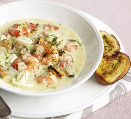 Creamy seafood stew recipe 