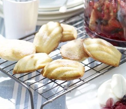 Honey & vanilla madeleines recipe