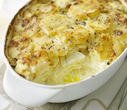 Creamy cheese & potato bake recipe