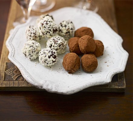 Bitter chocolate truffles recipe 