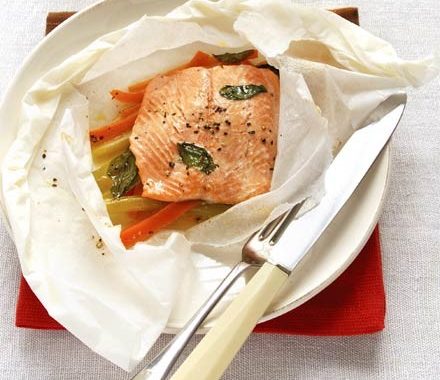Trout en papillote recipe