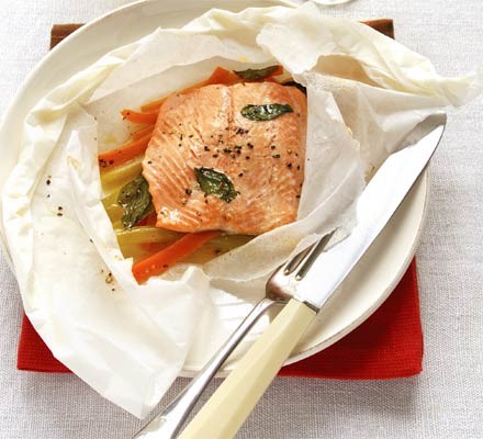 Trout en papillote recipe 