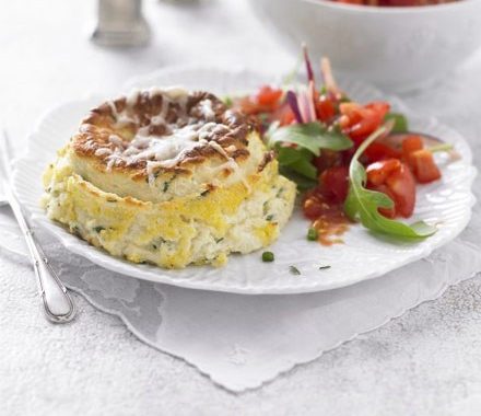 Twice-baked cheese soufflés recipe