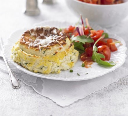 Twice-baked cheese soufflés recipe 