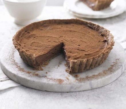 Angela’s lighter chocolate tart recipe