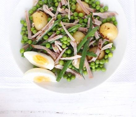 Ham and egg salad