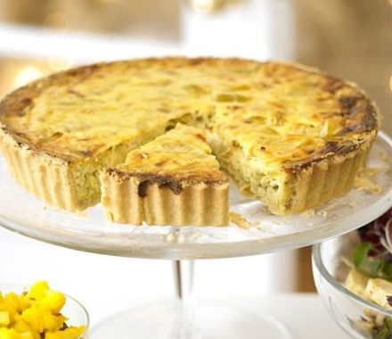 Creamed leek tart recipe