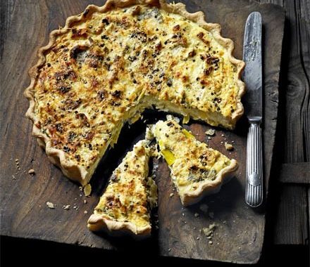 Leek, ricotta & gruyère tart recipe