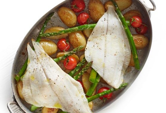 Summer baked plaice recipe