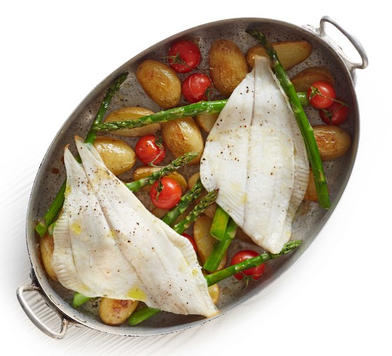 Summer baked plaice recipe 