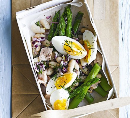 Lemony tuna & asparagus salad box recipe 