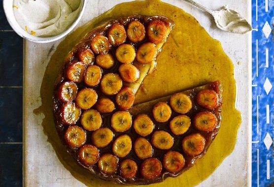 Banana tarte tatin recipe