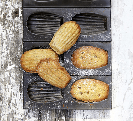 Pistachio & orange madeleines recipe 