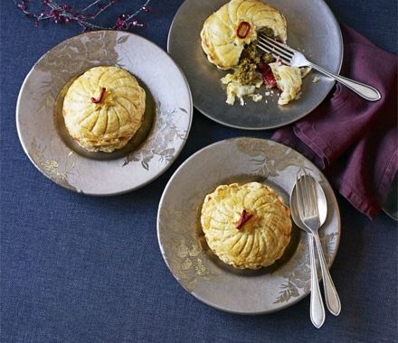 Pistachio & raspberry pithiviers recipe