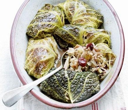 Braised stuffed cabbage recipe