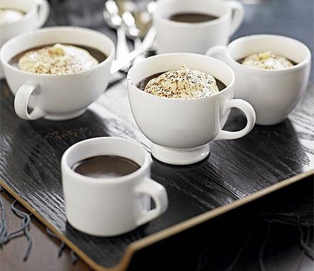 Chocolate & coffee truffle pots recipe