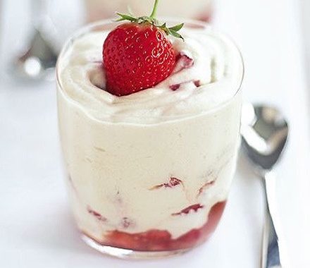 Strawberry & rosewater mousse recipe