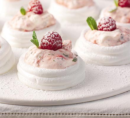 Summer berry meringues recipe 