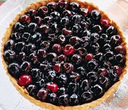 Cherry frangipane tart recipe