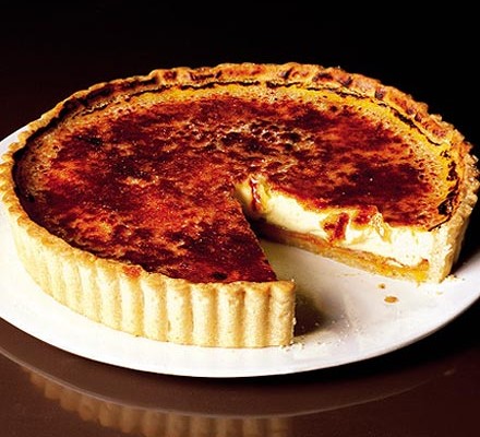 Apricot crème brûlée tart recipe 