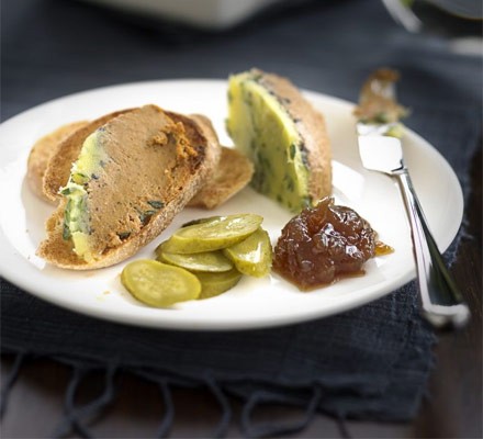 Velvety duck liver parfait recipe 
