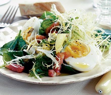 Salade aux lardons recipe