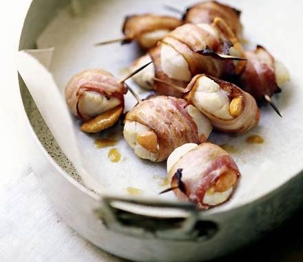 Warm salad of scallops & bacon recipe