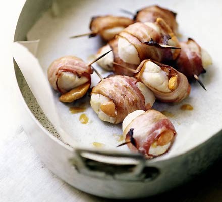 Warm salad of scallops & bacon recipe 