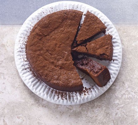 Sunken drunken chocolate cake recipe 