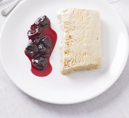 Peanut butter parfait with cherry compote recipe 