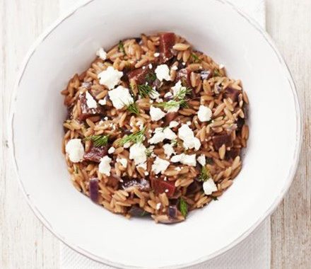 Beetroot orzotto recipe