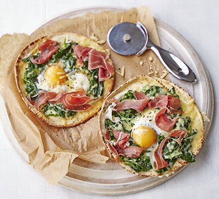 20-minute Fiorentina pizzas recipe 