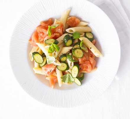 Fresh tomato & courgette penne recipe 